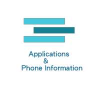 Applications Listing & Phone Information