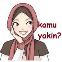 Stiker Hijab Cantik Lucu untuk WhatsApp