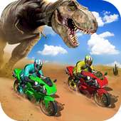 Dino menyerang motor mania balap berat