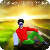 Highway Photo Editor - highway sunset photo editor on 9Apps