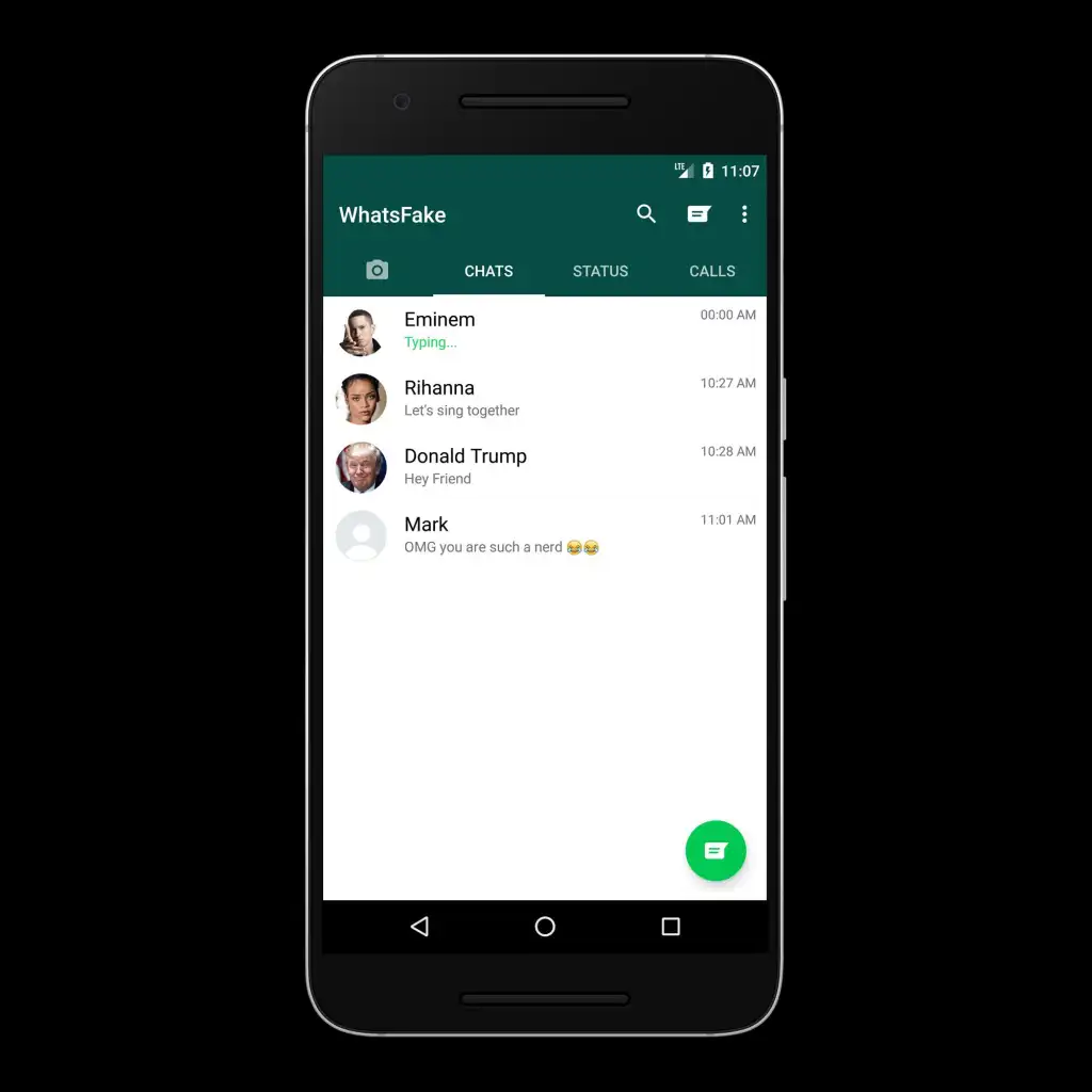 WhatsFake (Fake Conversations) На Андроид App Скачать - 9Apps