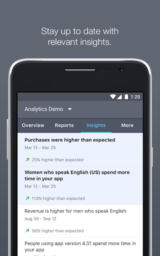 Facebook Analytics 3 تصوير الشاشة