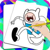 How To Draw Aventure Time - Step by Step on 9Apps