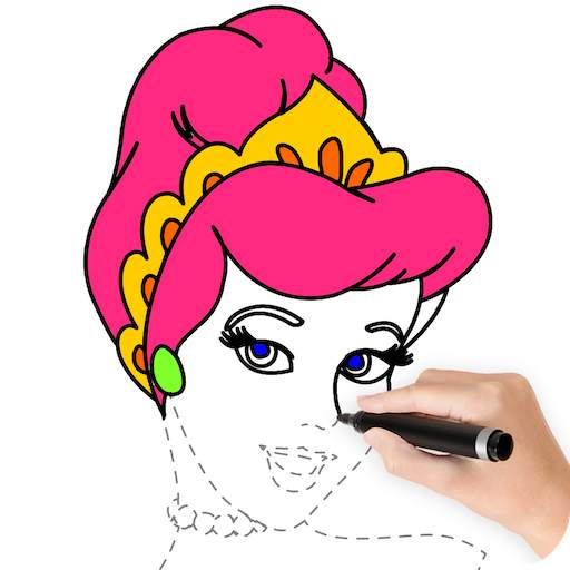 How To Draw Princess - Princess Coloring
