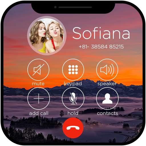 Phone X Dialer : Phone X Call Screen