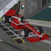 formula racing car cargo plane