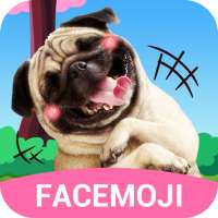 Dog Face Sticker with Lovely Style for Snapchat on 9Apps