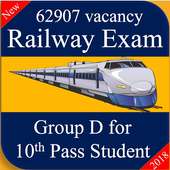 Railway Exam 2018 "Group D" 62907 vacancy on 9Apps