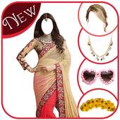 Women Bridal Saree Photo Suit