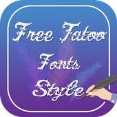 Free Tatoo Fonts Style