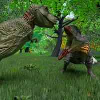 The cursed isle - Jogo de dinossauro online pra Android 