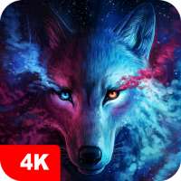 Hintergrundbilder mit Wölfe 4K