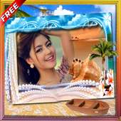 Beach photo frame effects on 9Apps