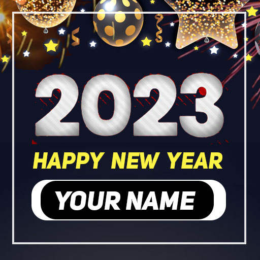 Happy New Year Name DP 2023