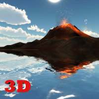 3D Volcano Live Wallpaper FREE