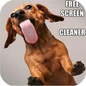 Screen cleaner dog