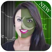 Pakistan Face Flag-Paint your Face on 9Apps