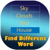 Temukan Kata yang Berbeda - Kata Bahasa Inggris