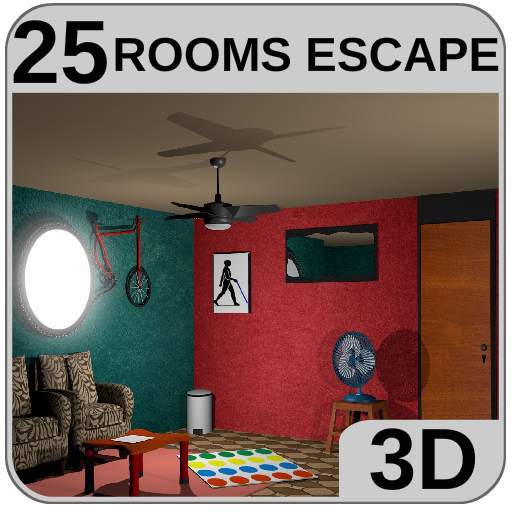 3D 25 Rooms Escape