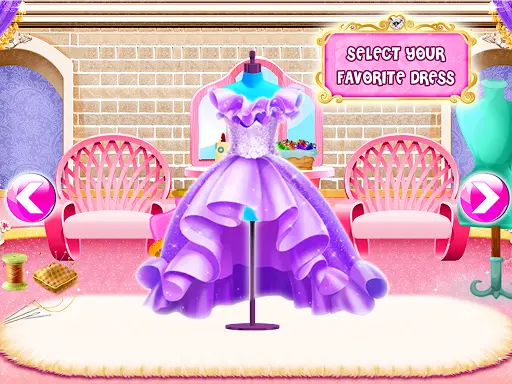 Emma Pretend Play w/ Princess Boutique & Toy Sewing Machine 