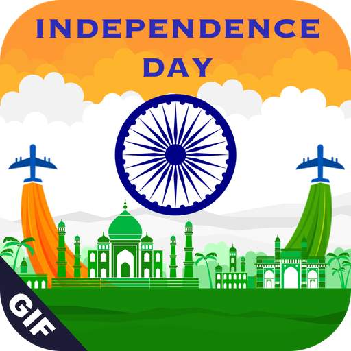Independence Day GIF : 15 August Stickers Pack