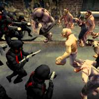 Simulator tempur: bertarung zombie