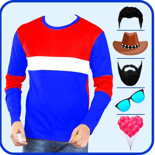 Men T Shirt Photo Suit Editor - Design T Shirt