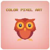Color Pixel Art  - Color by number sand-box art