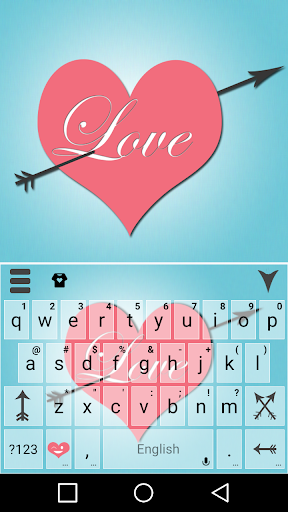 pink love keyboard apk