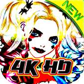 wallpapers Harley q fans HD 5k