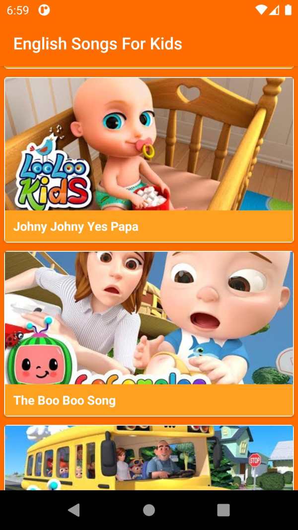English Songs For Kids 2 تصوير الشاشة