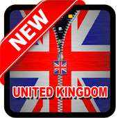 New UK Flag Zipper Lock