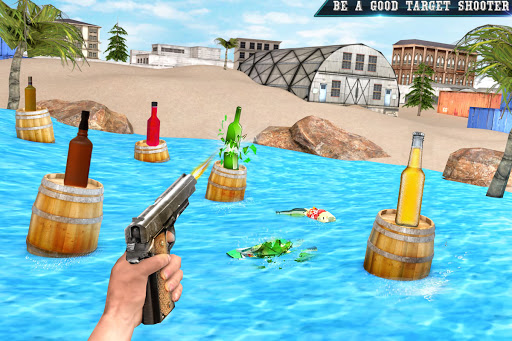 3D Penembakan Botol Game Baru: Game Gratis Offline screenshot 14