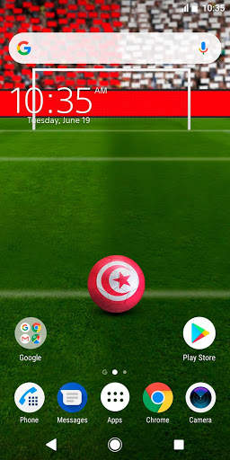 Xperia™ Team Tunisia Live Wallpaper screenshot 1