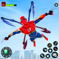 Flying Hero Rescue Robot Games on 9Apps