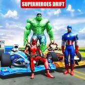 superhero real car racing: juegos de superhéroes