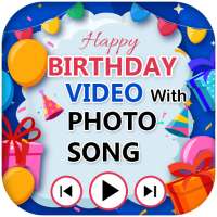 Birthday Video Maker with Photos & Birthday Name