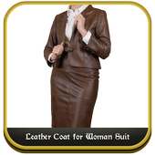 Leather Coat for Woman Suit