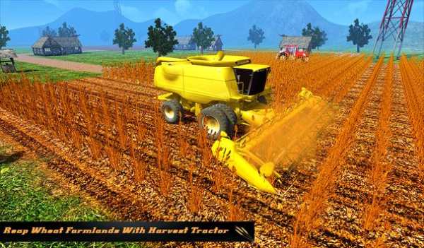 Forage Plow Farming USA Tractor Simulator 1 تصوير الشاشة