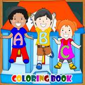 ABC Alpahbet Coloringbook for kids