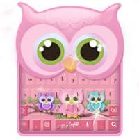 Cute owl keyboard