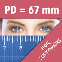 Pupil Distance Meter | Custom PD Meter Frame TryOn on 9Apps