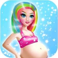 Rainbow Pregnant Mommy