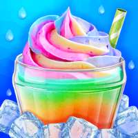 Unicorn Ice Cream Milkshake - Super Ice Drink
