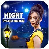 Night Photo Frame - Good Night PHOTO Editor on 9Apps