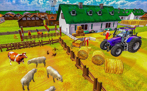 Farmer Simulator Tractor Games скриншот 1