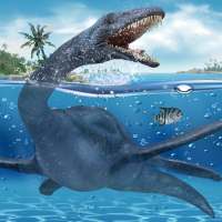 في نهاية المطاف ديناصور البحر الوحش العالم
