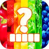 Guess the Fruits & Vegetables: fruit app, pic quiz