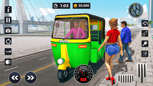 Modern Rickshaw Driving Games screenshot 6