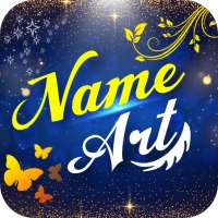 Glitter Name Art